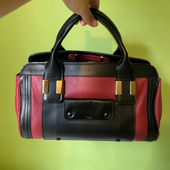 Chloe Red Small Alice Bag ❤️ - Picture 1 of 12